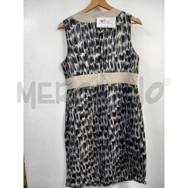 VESTITO DONNA PATRIZIA PEPE FANTASIA BLU BEIGE NE | Mercatino dell'Usato Roma porta di roma 2