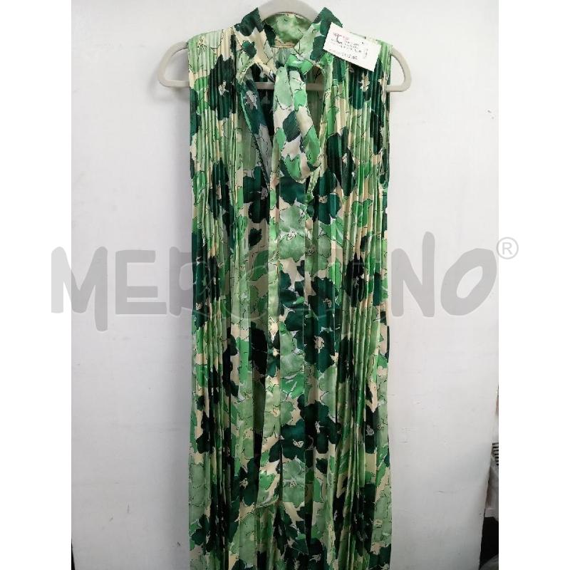 VESTITO DONNA PLAN C VERDE CHIARO FANTASIA  | Mercatino dell'Usato Roma porta di roma 2