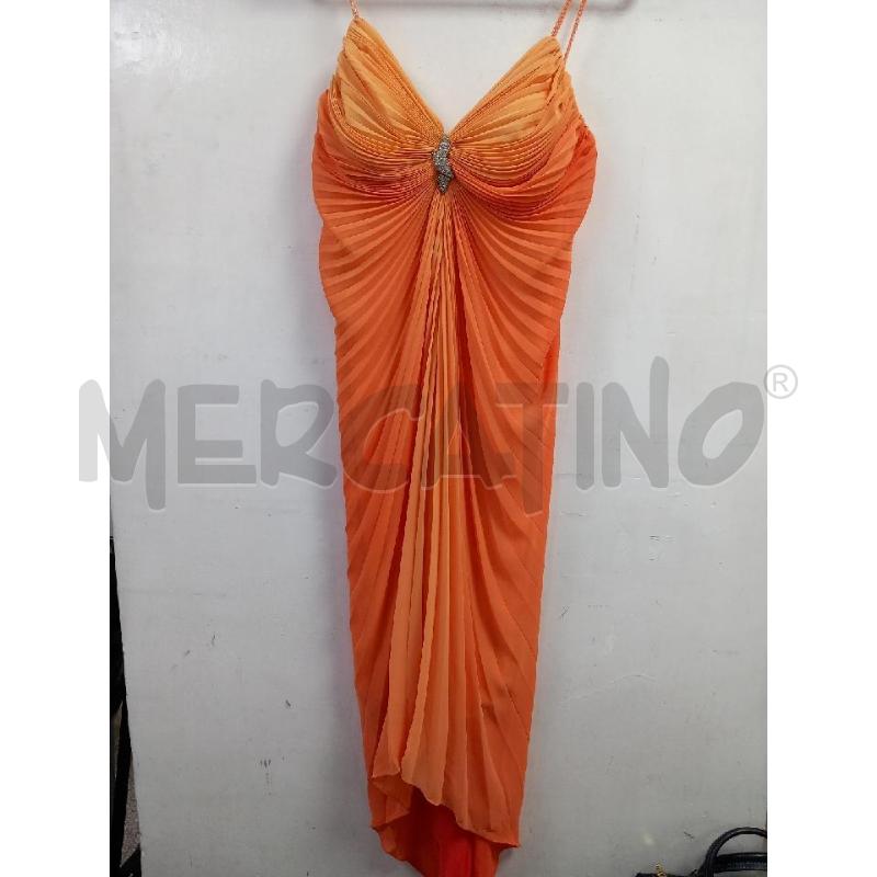 VESTITO DONNA REAL ARANCIONE SFUMATO | Mercatino dell'Usato Roma porta di roma 1