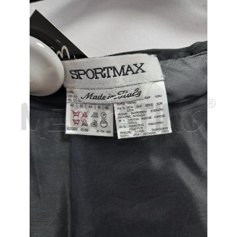 VESTITO DONNA SPORTMAX NERO TRASP | Mercatino dell'Usato Roma porta di roma 2