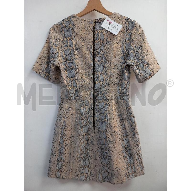 VESTITO DONNA TOPSHOP DORATO PITONATO | Mercatino dell'Usato Roma porta di roma 2