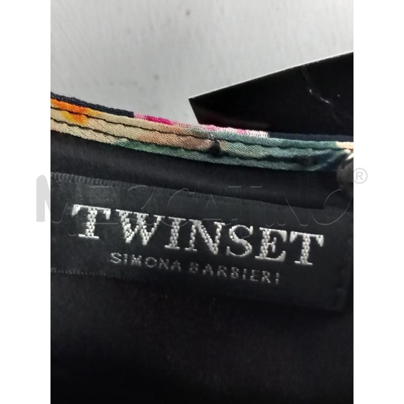 VESTITO DONNA TWIN SET BLU FLOREALE | Mercatino dell'Usato Roma porta di roma 2