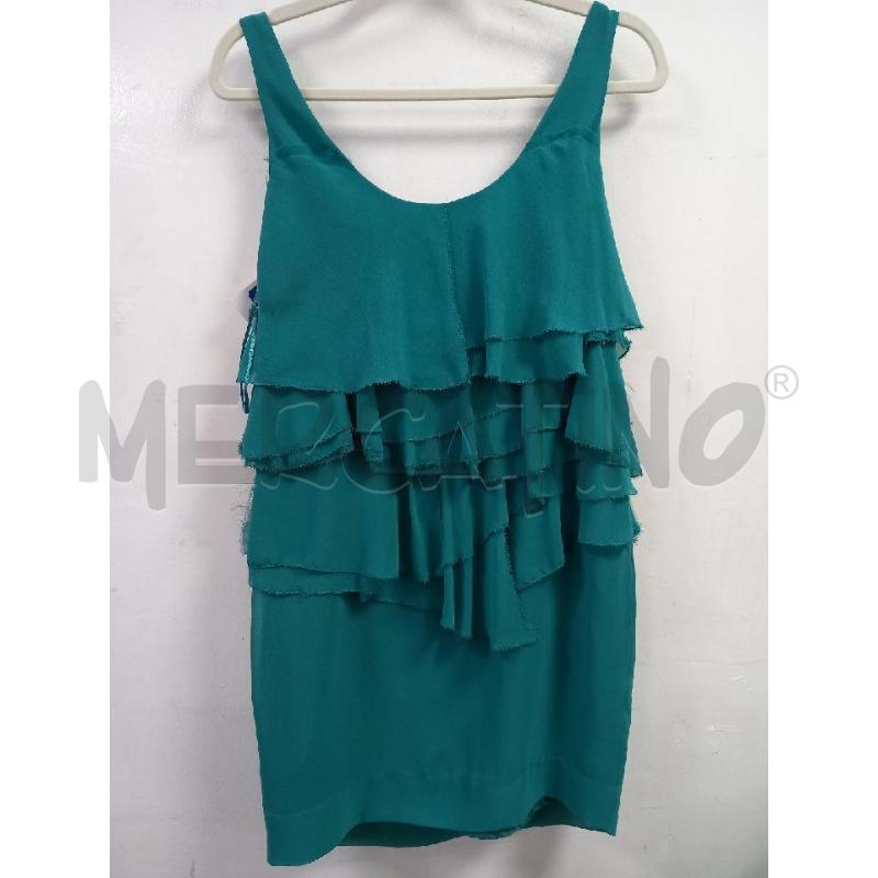 VESTITO DONNA ZARA TURCHESE | Mercatino dell'Usato Roma porta di roma 1