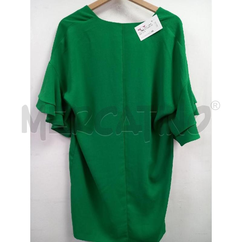VESTITO DONNA ZARA VERDE | Mercatino dell'Usato Roma porta di roma 2