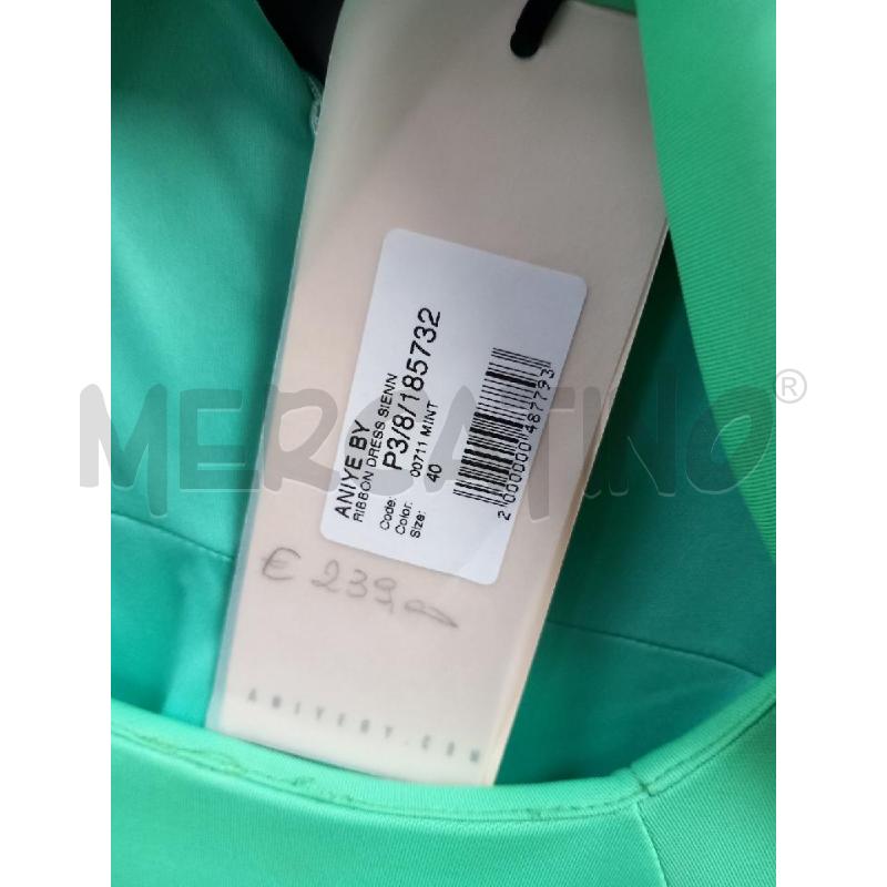 VESTITO D ANIYE BY VERDE FLUO | Mercatino dell'Usato Roma porta di roma 3