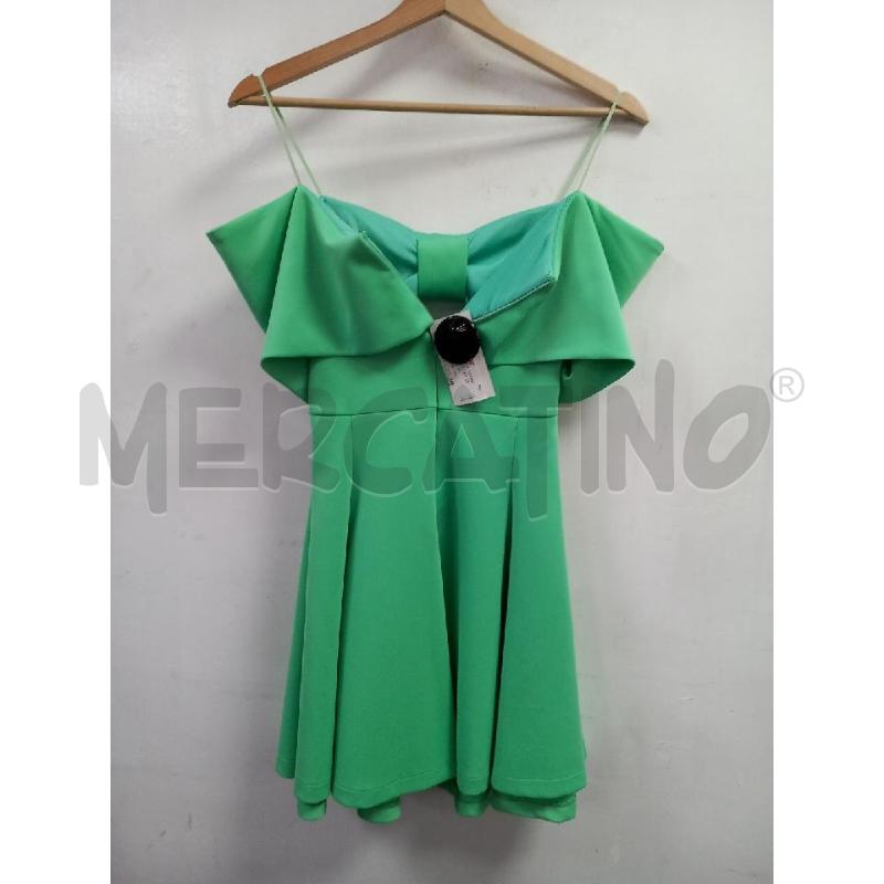VESTITO D ANIYE BY VERDE FLUO | Mercatino dell'Usato Roma porta di roma 4