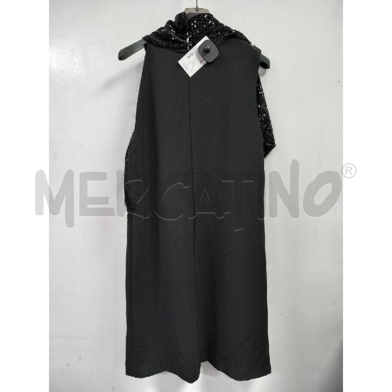 VESTITO D ANNARITA N NERO FRANGE PAILLETTES | Mercatino dell'Usato Roma porta di roma 3