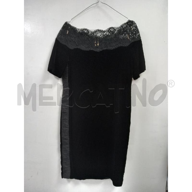 VESTITO D BILLBLASS NERO VINTAGE VELLUTO PIZZO | Mercatino dell'Usato Roma porta di roma 1