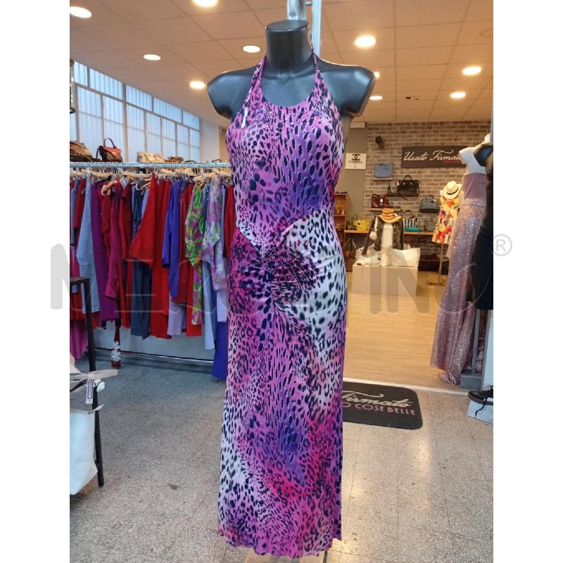 VESTITO D BLUGIRL BLUMARINE ROSA ANIMALIER | Mercatino dell'Usato Roma porta di roma 1
