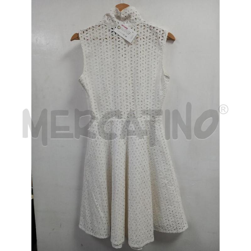 VESTITO D BYBLOS BIANCO TRAFORATO | Mercatino dell'Usato Roma porta di roma 3