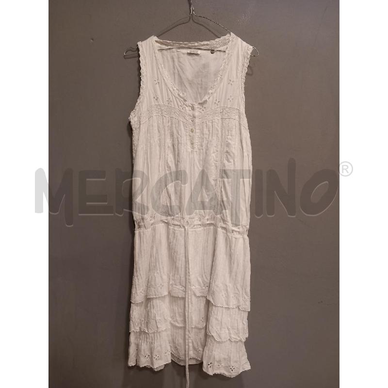 VESTITO D CACHAREL BIANCO | Mercatino dell'Usato Roma porta di roma 1