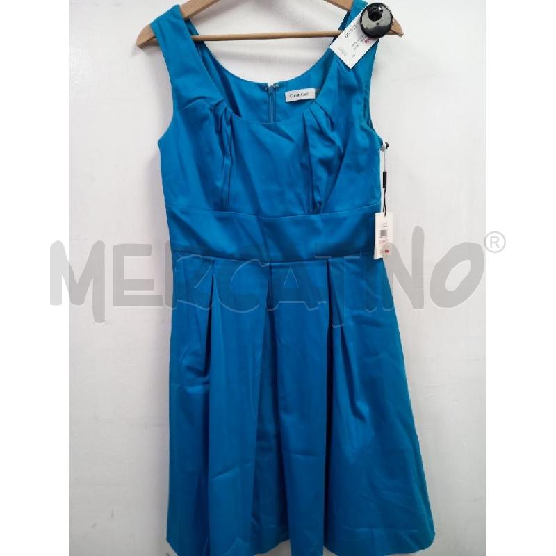 VESTITO D CALVIN KLEIN BLU | Mercatino dell'Usato Roma porta di roma 1