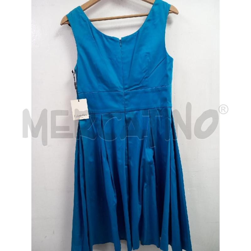 VESTITO D CALVIN KLEIN BLU | Mercatino dell'Usato Roma porta di roma 2
