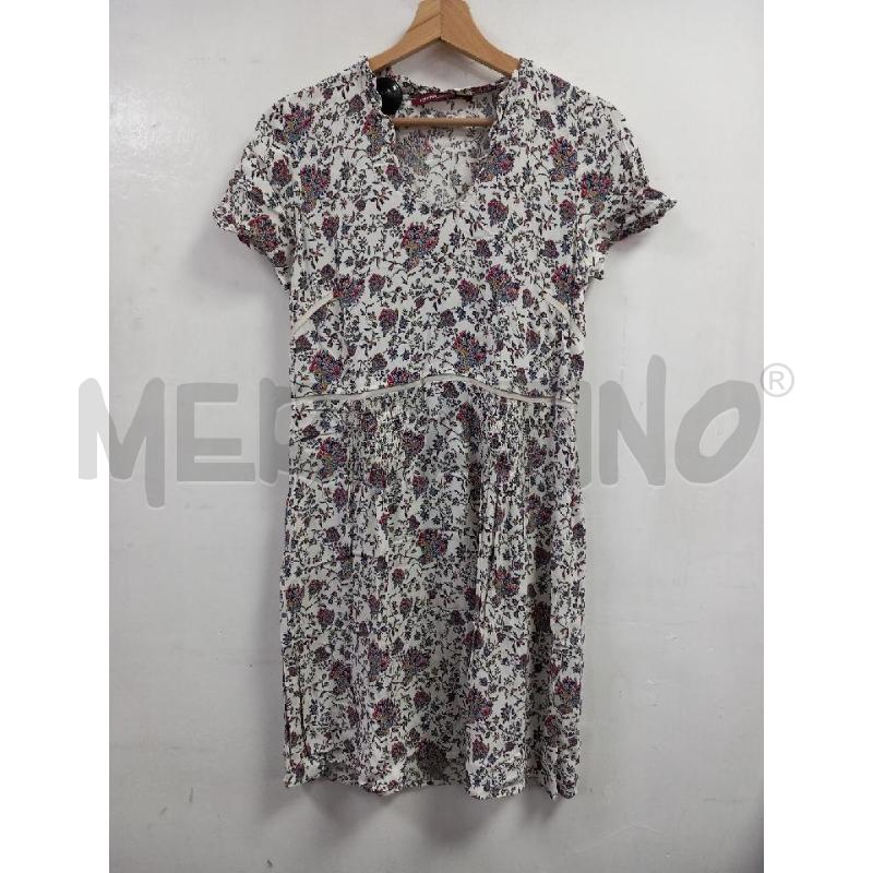 VESTITO D COMPTOIR DES COTTONIERS BIANCO FANTASIA FLOREALE | Mercatino dell'Usato Roma porta di roma 1