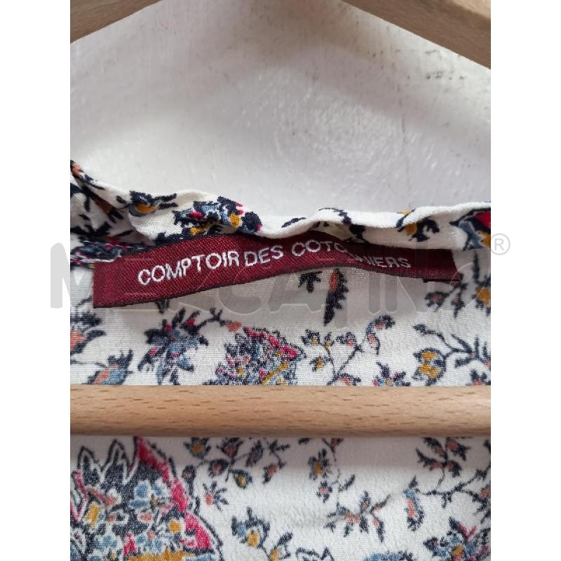 VESTITO D COMPTOIR DES COTTONIERS BIANCO FANTASIA FLOREALE | Mercatino dell'Usato Roma porta di roma 2