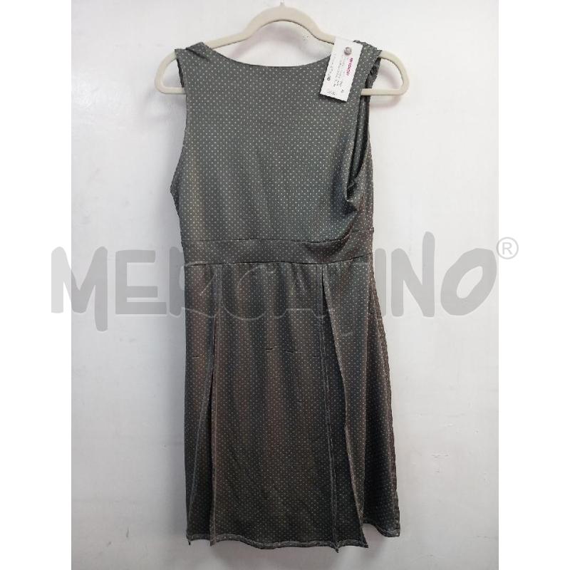 VESTITO D DANIELE ALESSANDRINI GRIGIO POIS BEIGE | Mercatino dell'Usato Roma porta di roma 4