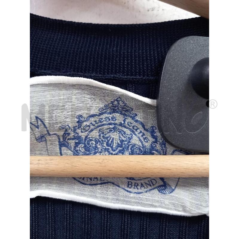 VESTITO D GUESS JEANS BLU BOTTONI ROSSO | Mercatino dell'Usato Roma porta di roma 2