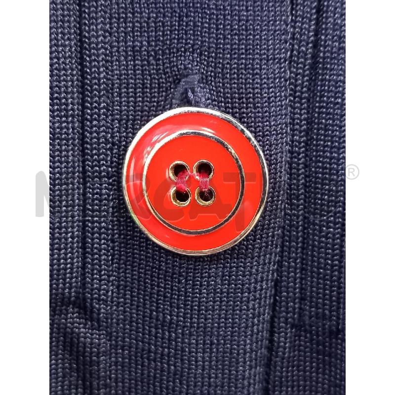 VESTITO D GUESS JEANS BLU BOTTONI ROSSO | Mercatino dell'Usato Roma porta di roma 3