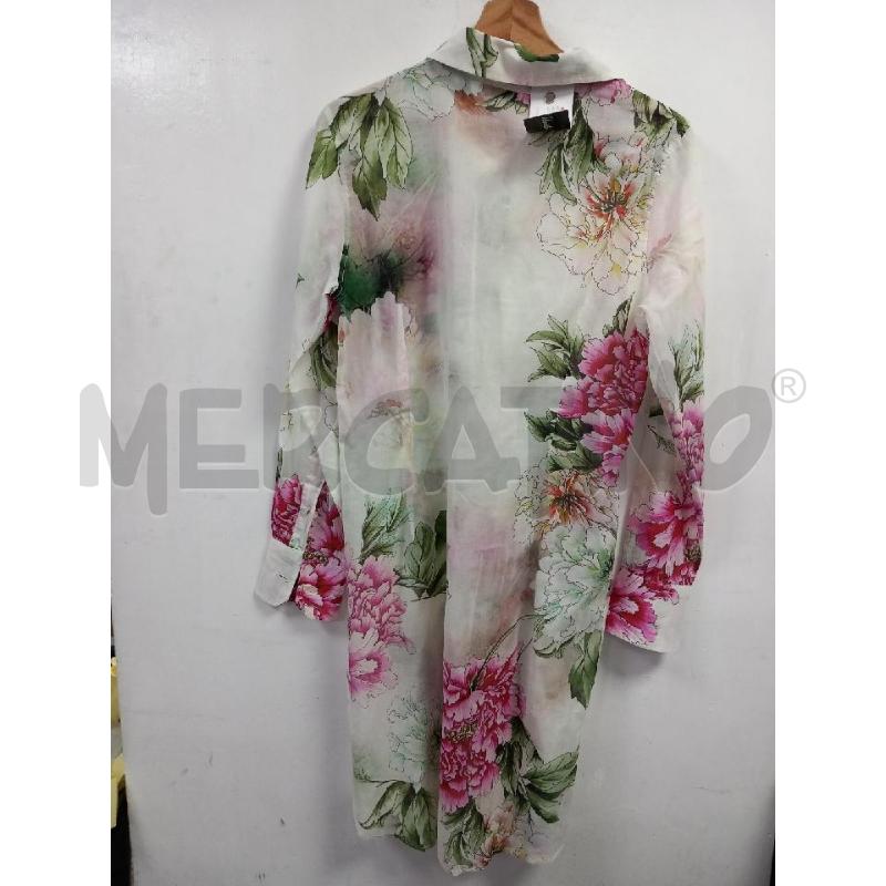 VESTITO D HENRY COTTON'S BIANCO FANTASIA FLOREALE | Mercatino dell'Usato Roma porta di roma 2