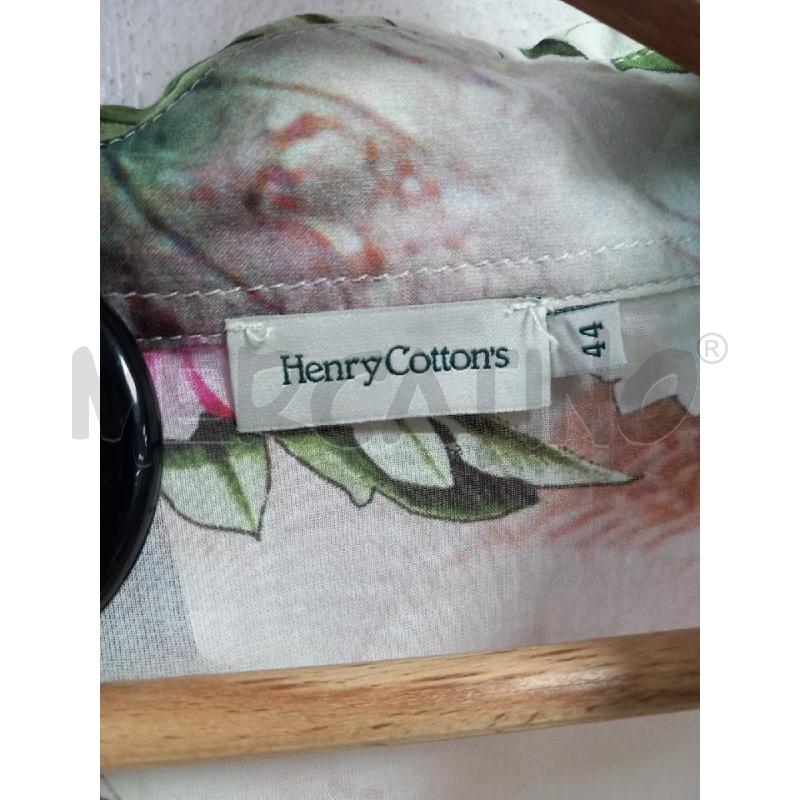 VESTITO D HENRY COTTON'S BIANCO FANTASIA FLOREALE | Mercatino dell'Usato Roma porta di roma 3