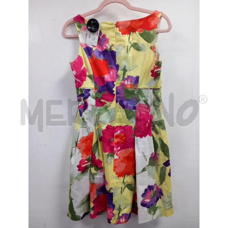 VESTITO D LAUREN RALPH LAUREN GIALLO FANTASIA FLOREALE | Mercatino dell'Usato Roma porta di roma 2