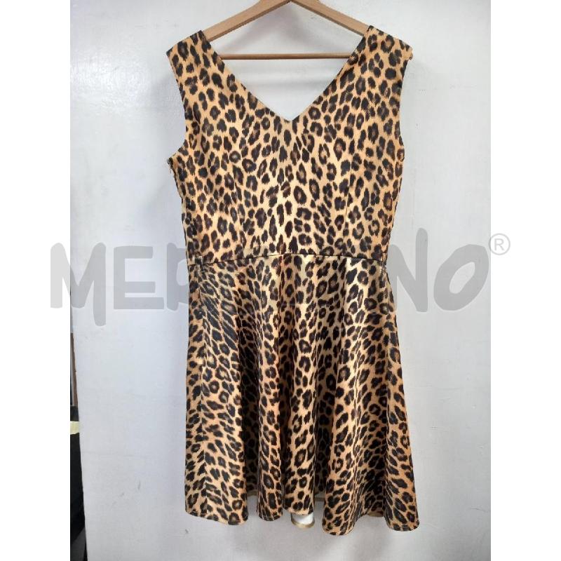 VESTITO D LIU JO ANIMALIER BEIGE | Mercatino dell'Usato Roma porta di roma 3