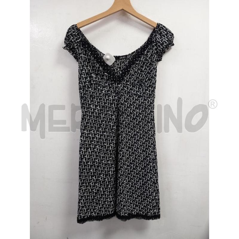 VESTITO D LIU JO NERO MONOGRAM  | Mercatino dell'Usato Roma porta di roma 1