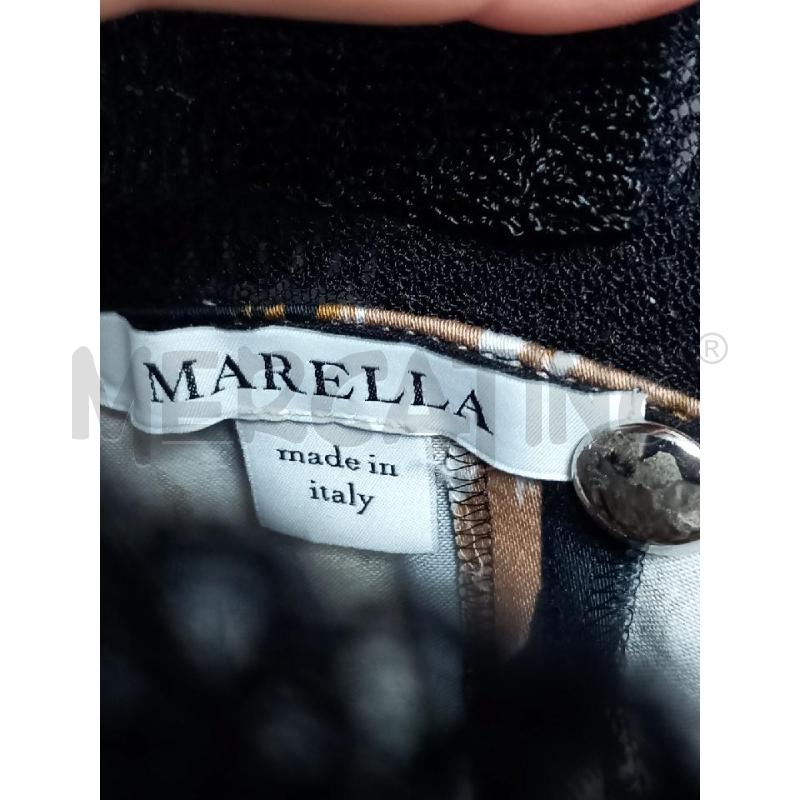 VESTITO D MARELLA NERO FANTASIA BEIGE | Mercatino dell'Usato Roma porta di roma 3
