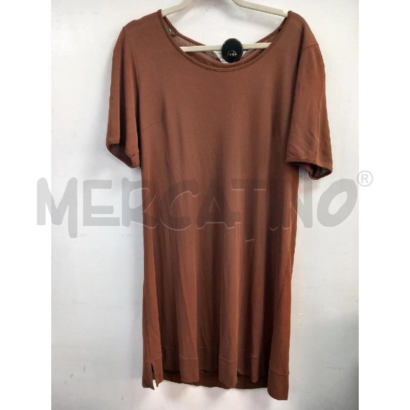 VESTITO D MARINA RINALDI MARRONE | Mercatino dell'Usato Roma porta di roma 1