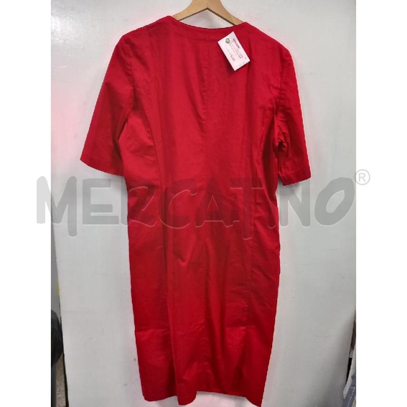 VESTITO D MARINA RINALDI ROSSO | Mercatino dell'Usato Roma porta di roma 3