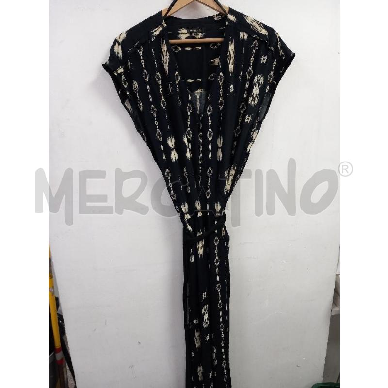 VESTITO D MASSIMO DUTTI NERO BEIGE | Mercatino dell'Usato Roma porta di roma 1