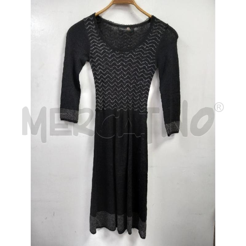 VESTITO D MASSIMO REBECCHI NERO  | Mercatino dell'Usato Roma porta di roma 1