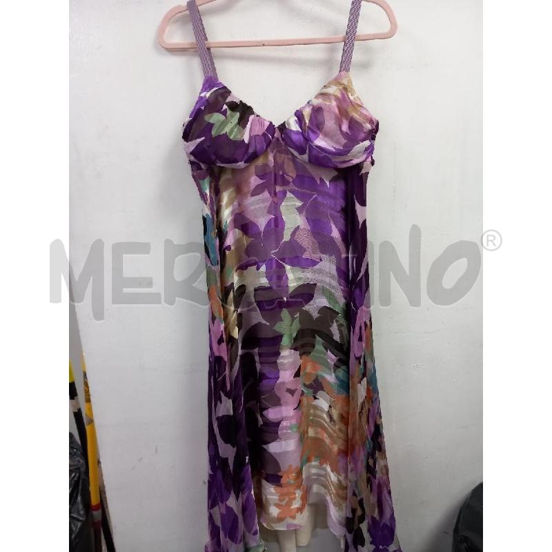 VESTITO D MAXMARA VIOLA PURA SETA  | Mercatino dell'Usato Roma porta di roma 1