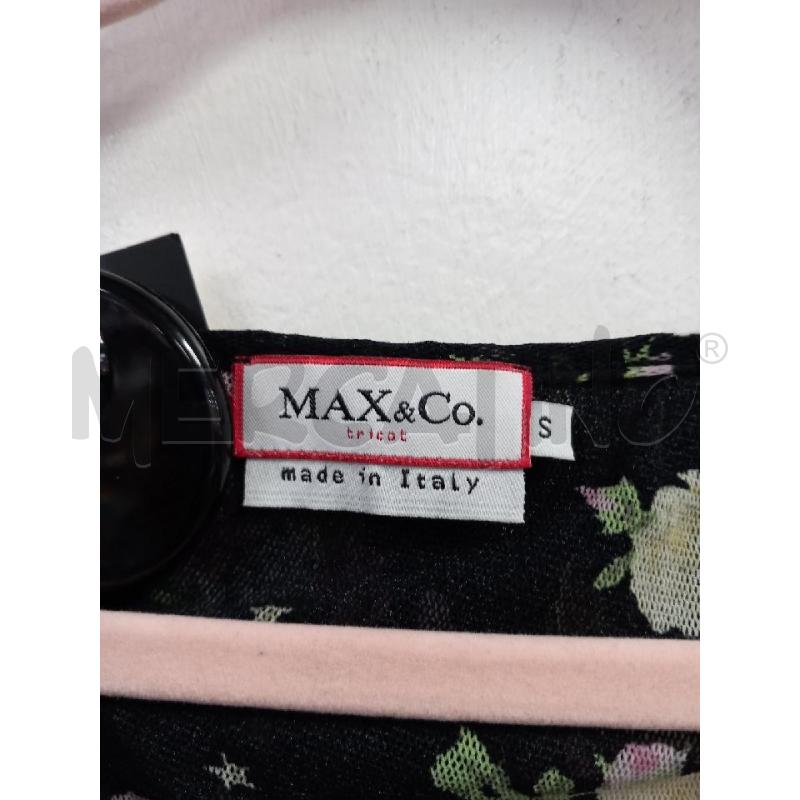 VESTITO D MAX&CO NE ROSE RS+SOTTOVESTE VELATO | Mercatino dell'Usato Roma porta di roma 2
