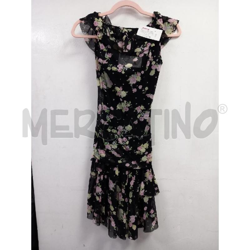 VESTITO D MAX&CO NE ROSE RS+SOTTOVESTE VELATO | Mercatino dell'Usato Roma porta di roma 3