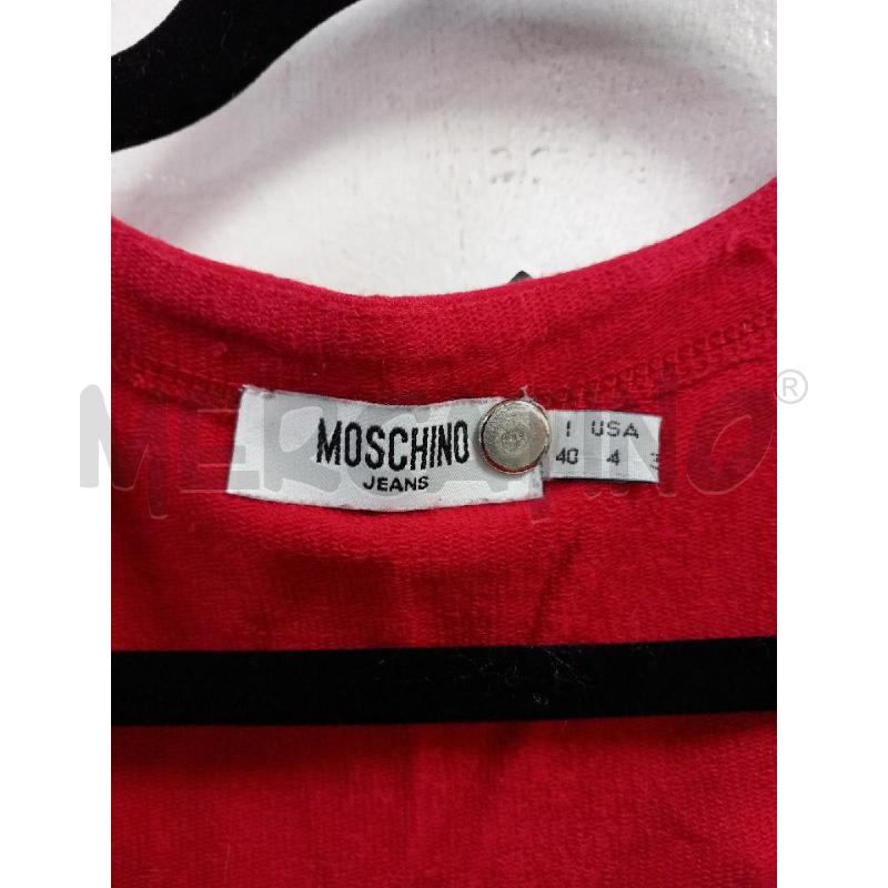 VESTITO D MOSCHINO JEANS ROSSO | Mercatino dell'Usato Roma porta di roma 2