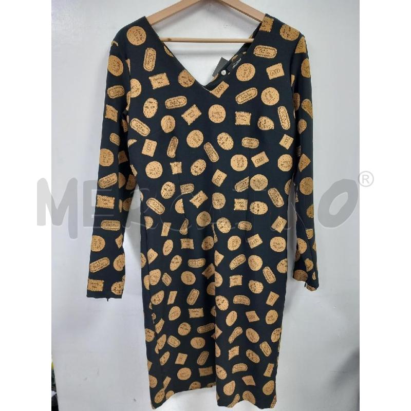 VESTITO D OTTOD'AME NERO BISCOTTI BEIGE | Mercatino dell'Usato Roma porta di roma 1