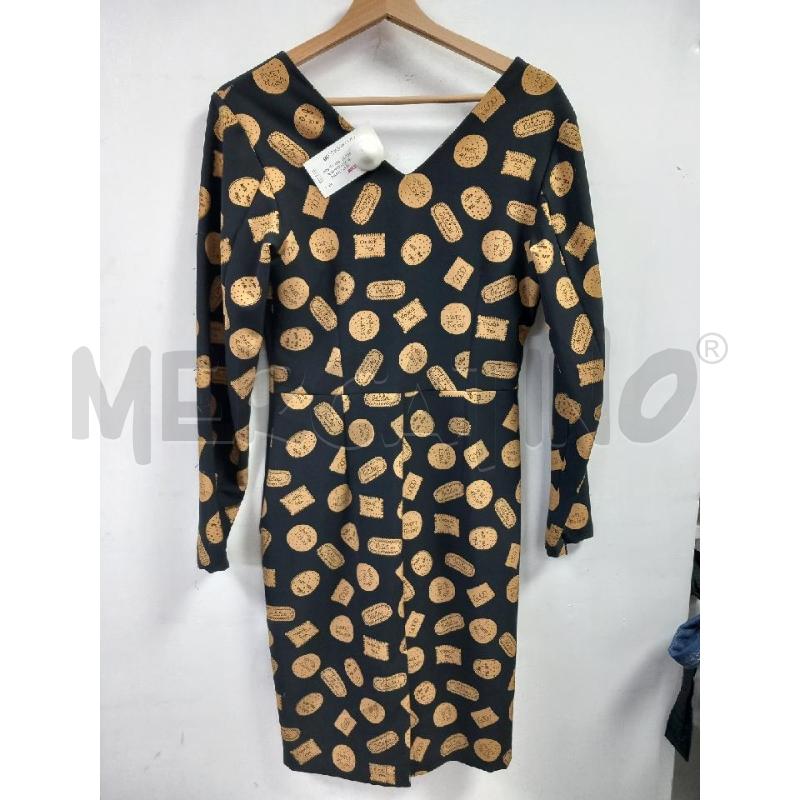VESTITO D OTTOD'AME NERO BISCOTTI BEIGE | Mercatino dell'Usato Roma porta di roma 2