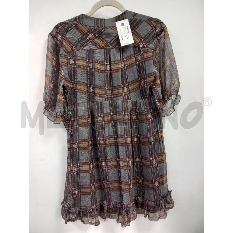 VESTITO D PATRIZIA PEPE GRIGIO TARTAN VERDE | Mercatino dell'Usato Roma porta di roma 2