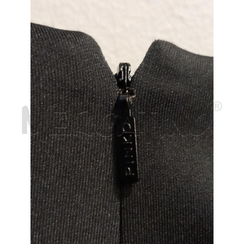VESTITO D PINKO NERO FANTASIA FLOREALE BLU | Mercatino dell'Usato Roma porta di roma 3