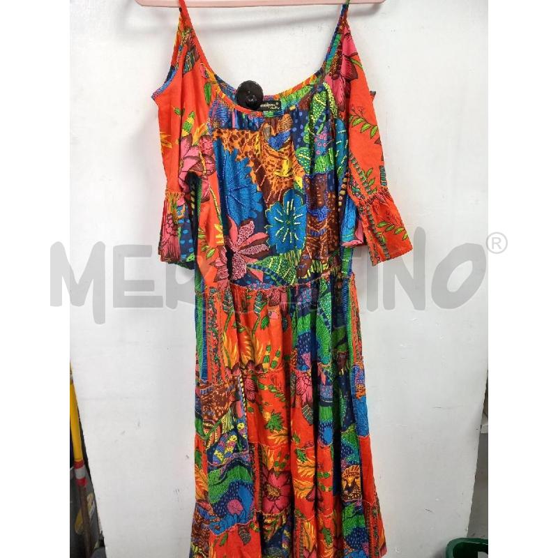 VESTITO D POSITANO ARANCIO BLU | Mercatino dell'Usato Roma porta di roma 1