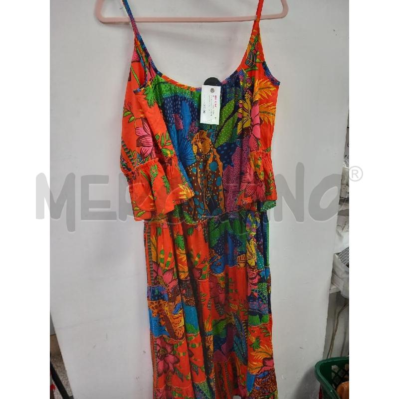VESTITO D POSITANO ARANCIO BLU | Mercatino dell'Usato Roma porta di roma 2