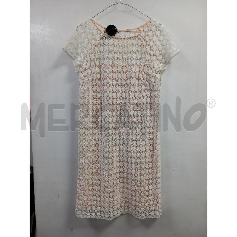 VESTITO D SE MAXMARA BIANCO FIORI TRAFORATO | Mercatino dell'Usato Roma porta di roma 1