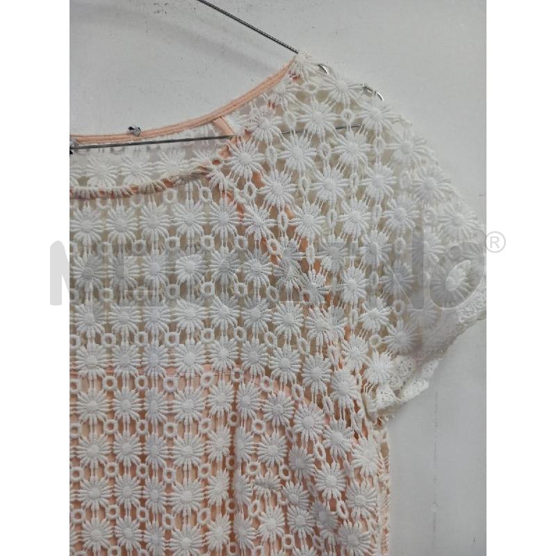 VESTITO D SE MAXMARA BIANCO FIORI TRAFORATO | Mercatino dell'Usato Roma porta di roma 2