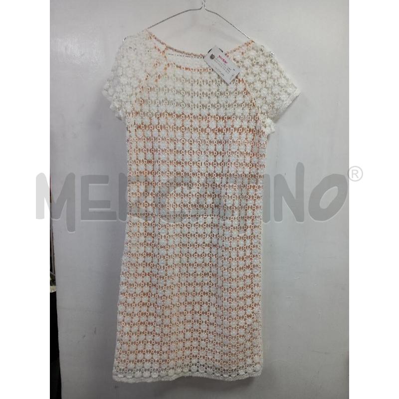 VESTITO D SE MAXMARA BIANCO FIORI TRAFORATO | Mercatino dell'Usato Roma porta di roma 4