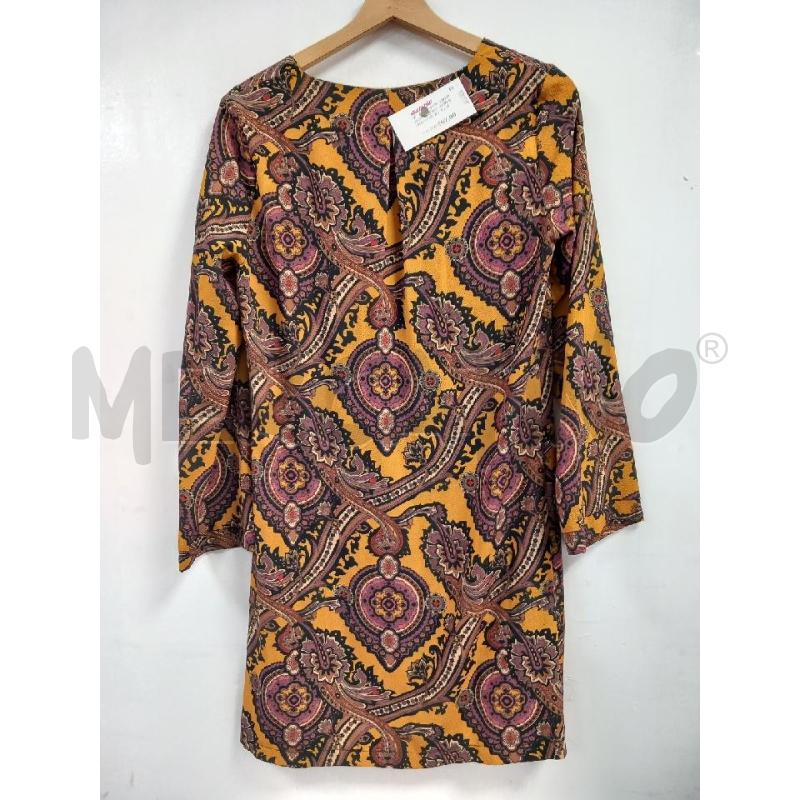 VESTITO D THE ABITO GIALLO PAISLEY | Mercatino dell'Usato Roma porta di roma 3