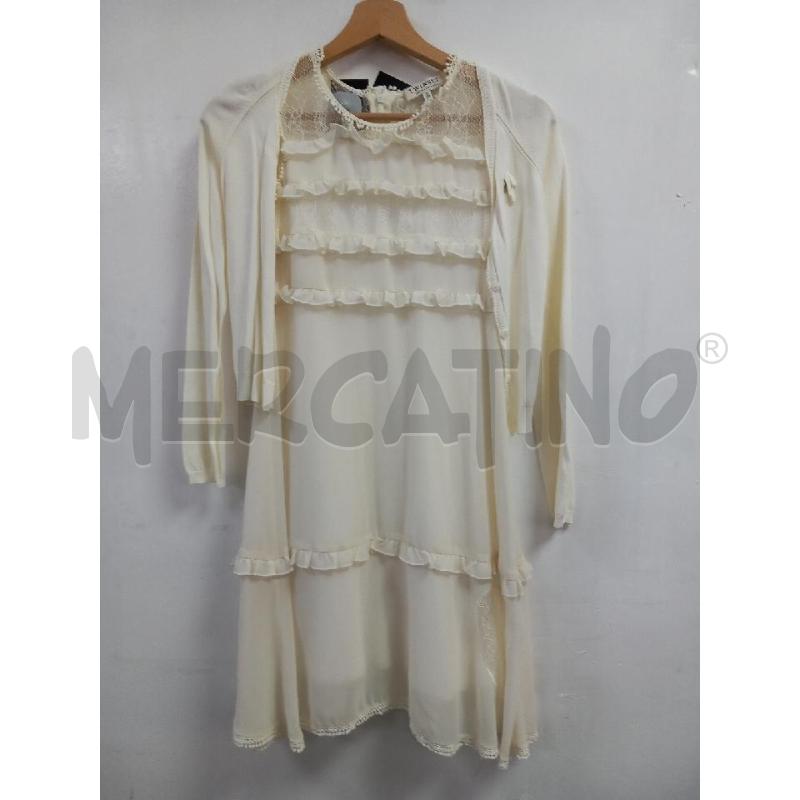 VESTITO D TWINSET SIMONA BARBIERI BIANCO  | Mercatino dell'Usato Roma porta di roma 1
