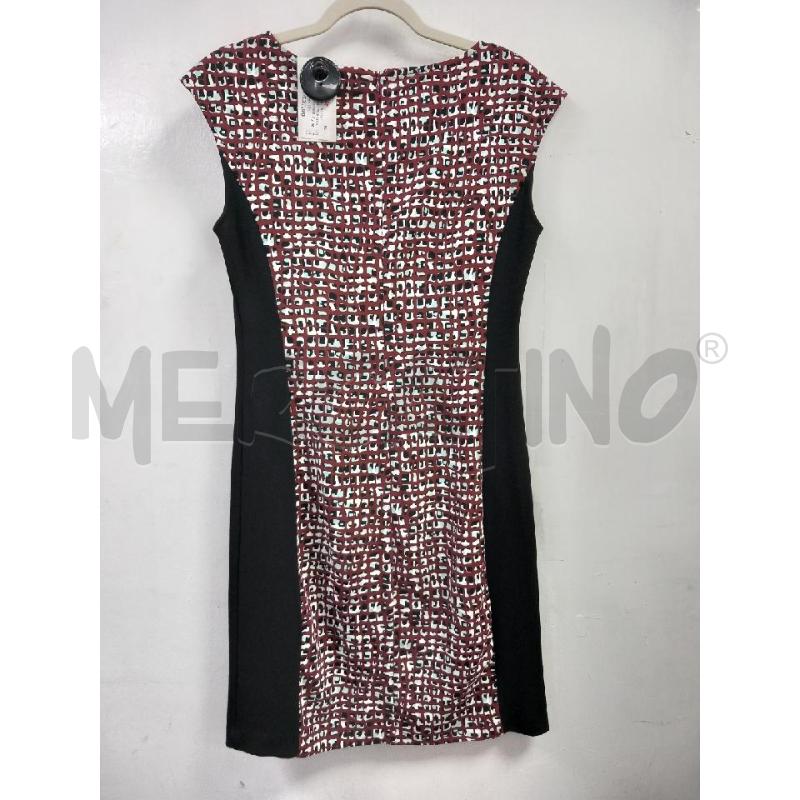 VESTITO D WEEKEND MAX MARA NERO BORDEAUX FANTASIA | Mercatino dell'Usato Roma porta di roma 3