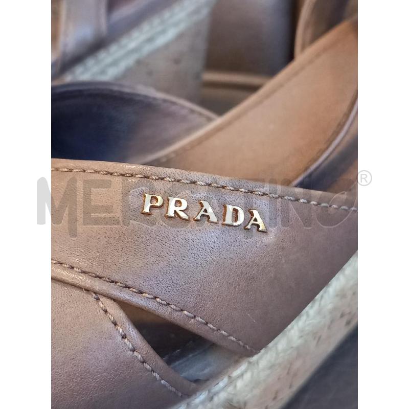 ZEPPA PRADA BEIGE/MARRONE | Mercatino dell'Usato Roma porta di roma 2
