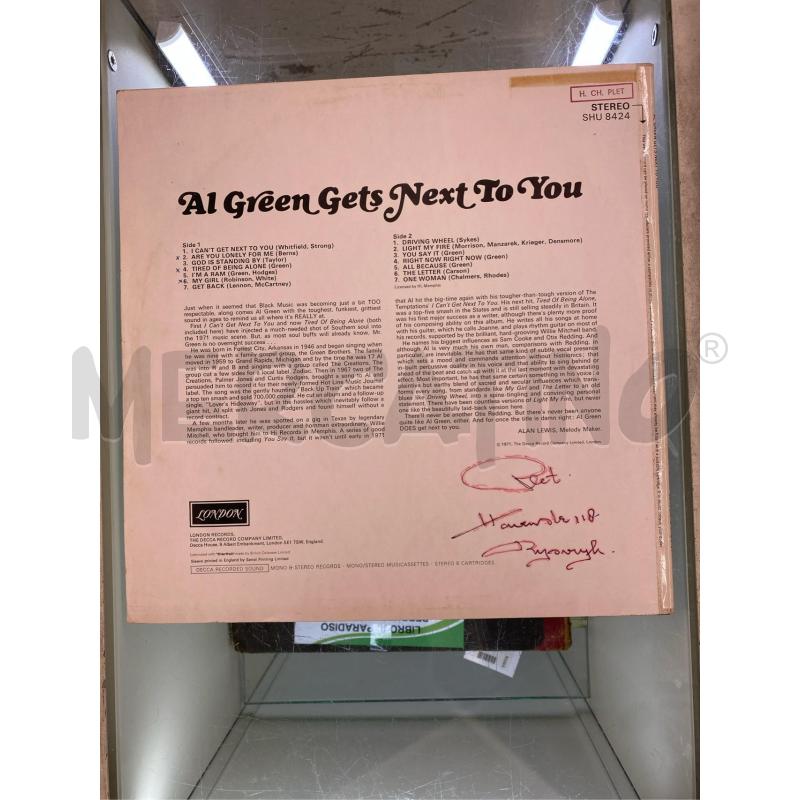 33/G VINILE AL GREEN GETS NEXT TO YOU | Mercatino dell'Usato Roma somalia 2